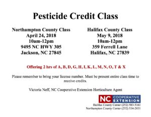 Cover photo for Pesticide Credit Class