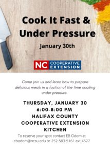 Cover photo for Cook It Fast & Under Pressure!