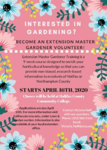 Cover photo for Master Gardener Volunteer Class 2020