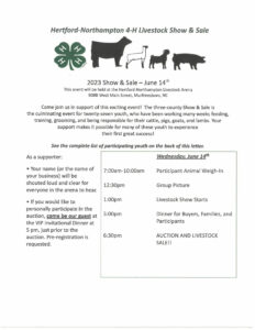 Cover photo for Hertford-Northampton Livestock Show and Sale
