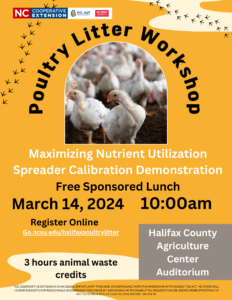 Cover photo for Poultry Litter Calibration Workshop