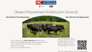 Cover photo for Disaster Preparedness Workshop for Livestock